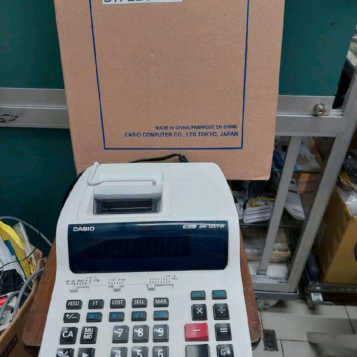 CASIO KALKULATOR PRINT DR 120TM CASIO PRINT 12 DIGIT SDH HEAVY DUTY CASIO PRINT