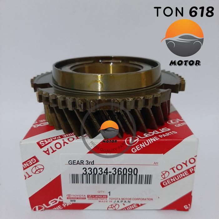 GIGI 3 TOYOTA DYNA HT125 GEAR 3 TRANSMISI DYNA 125 HT 33034-36090 SPAREPART ENGINE HIGH QUALITY