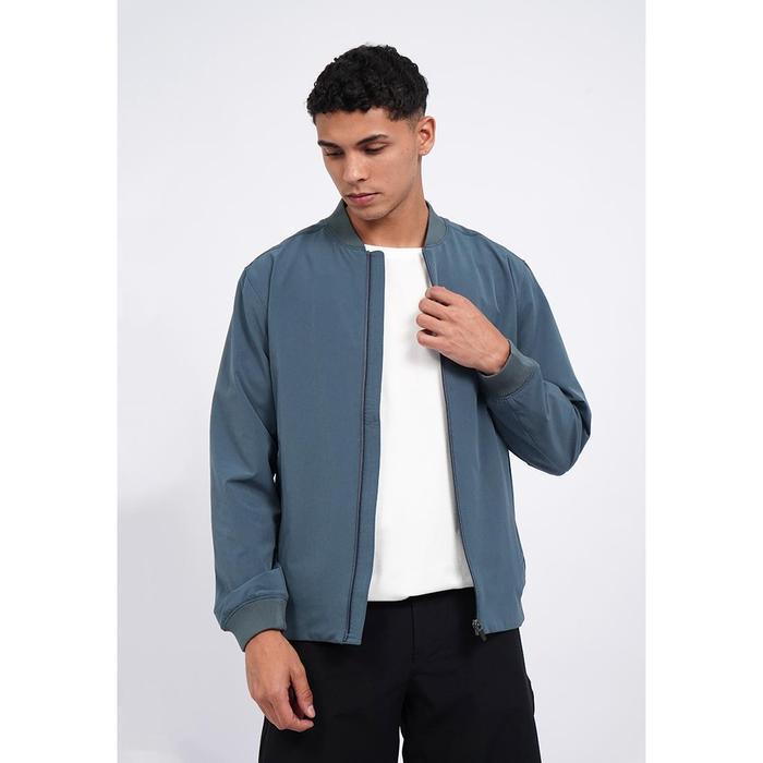 EXECUTIVE 4-Way Stretch Active Bomber Jacket 1-JKIACT225K118 Indigo