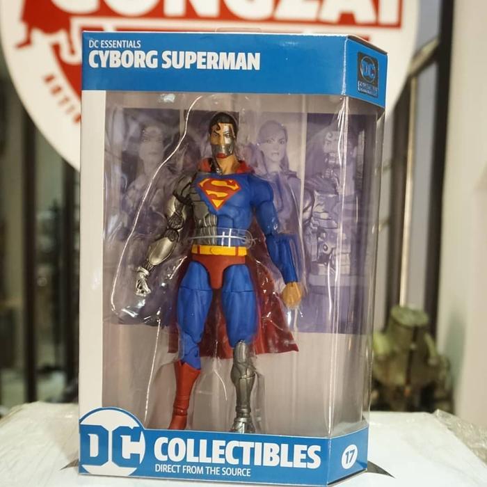 HOT SALE DC COLLECTIBLES DC ESSENTIALS - CYBORG SUPERMAN 7 INCH TERMURAH