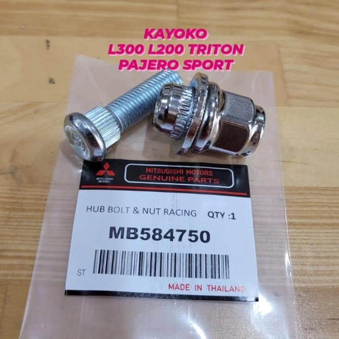 Baut Roda Mur Racing L300 Disel L200 Triton Pajero Sport Mb584750
