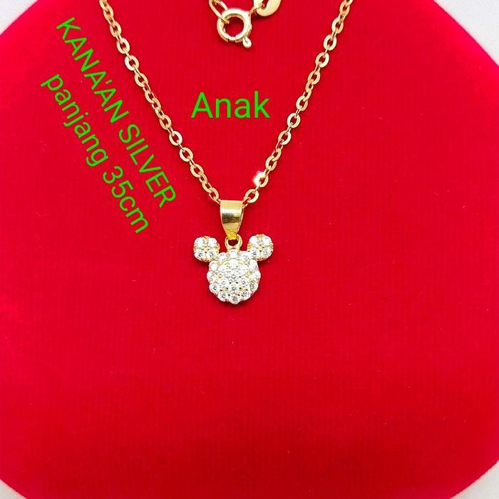 kalung set anak perhiasan #perak#