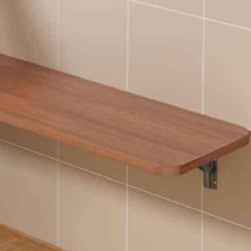 Rak Dinding Shelving Zehn YC-HF25152 80 Cm Wallnut