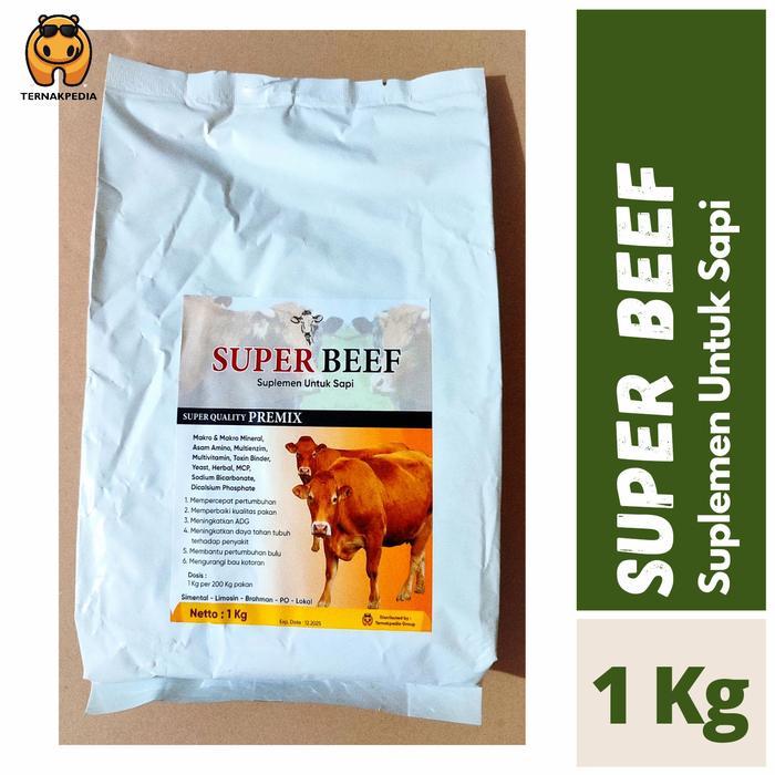 Super Beef 1 kg - Premix Sapi - Suplemen Sapi - Premix penggemukan readyyy