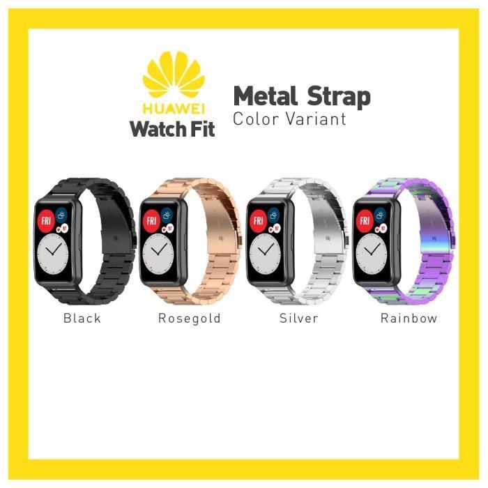 Metal Strap Stainless Steel for Huawei Watch Fit / Fit SE (Tali Jam Smartwatch)