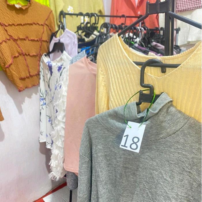 (Kode) Baju Crop, Knitwear, Cardigan, Outer