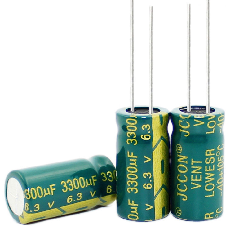 200PCS 6.3V 3300UF 3300UF 6.3V Electrolytic capacitor Size: 10*20 best quality New origina