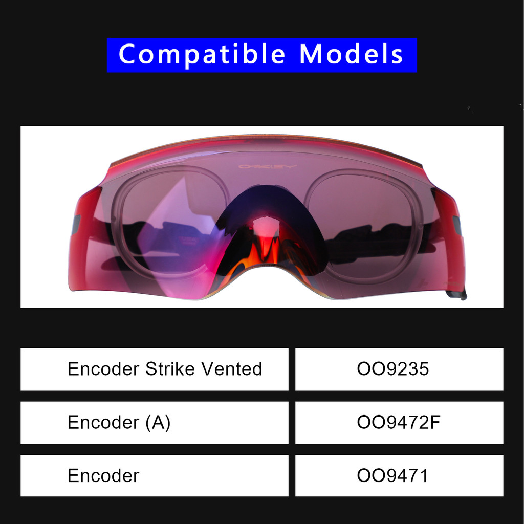 HDTAC Insert Clip-On Prescription Clip & Custom Prescription Lenses for Oakley Kato Sunglasses