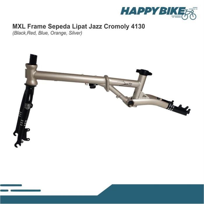 Mxl Frame Sepeda Lipat Jazz Folding Bike Hybrid Bahan Chromoly 16 Discbrake
