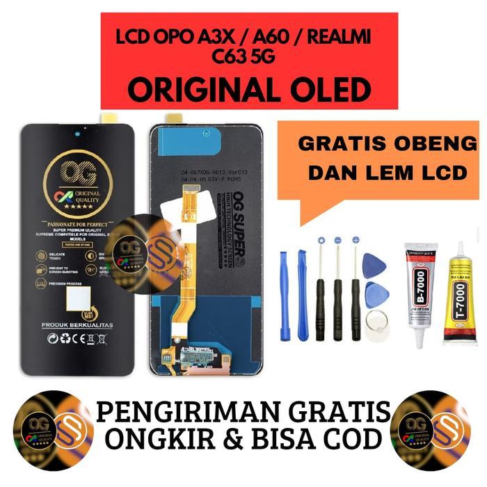 Lcd touchscreen OPO A3X/A60/REALMI C63 5G Original OGSUPER / LCD OPO A3X/A60/REALMI C63 5G Original