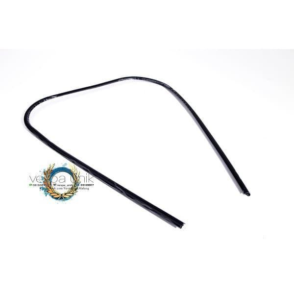 Lis Body Vespa Plastik Alumunium Hitam