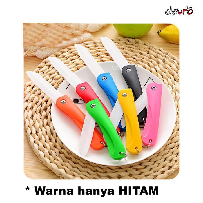 Pisau Dapur Lipat Unik Portable Knife Bahan Keramik - Tf0003 Terbaik