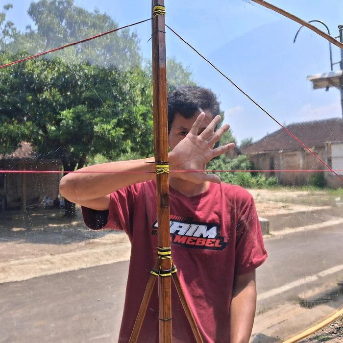 plastik siluman /transparan untuk layangan