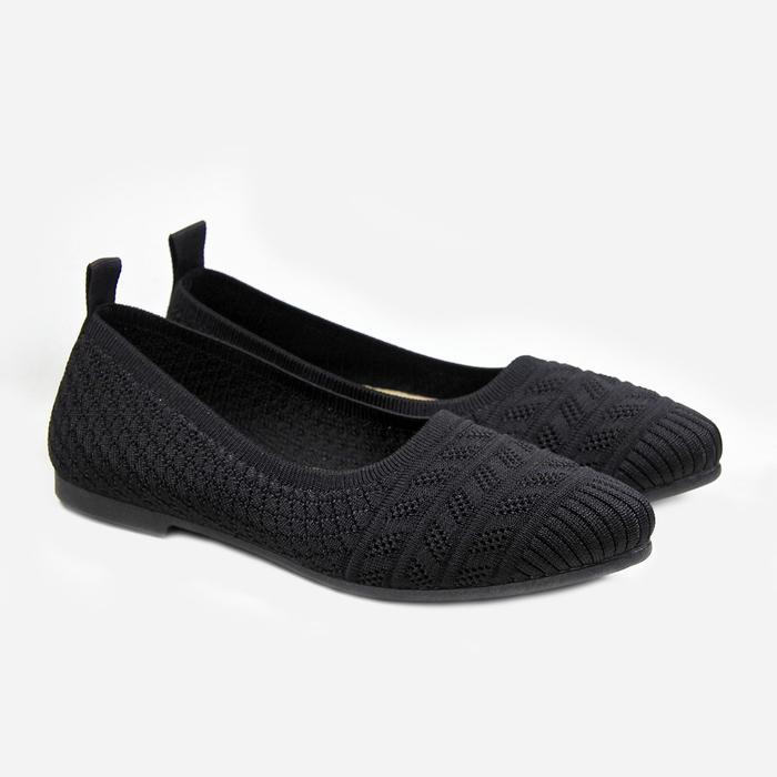 Mascotte BEQWEN Sepatu Balet Wanita 106.024 [ Hitam, Maroon dan Khaky ] Shoes