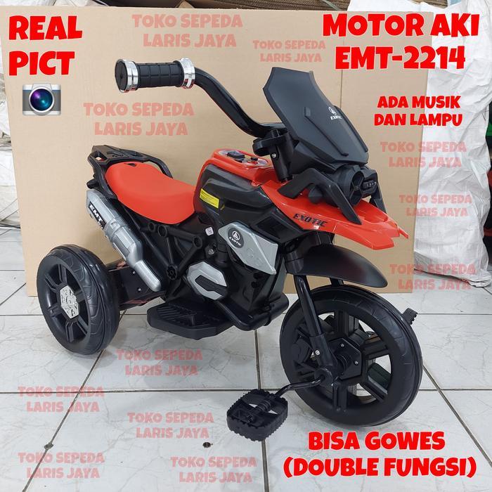 MOTOR AKI ANAK EXOTIC EMT 2214 , MOTORAN AKI ANAK DOUBLE FUNGSI EXOTIC