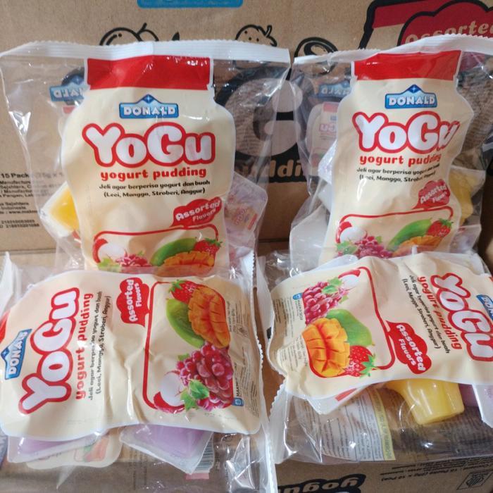 "New" AGAR AGAR JELLY YOGU ISI 4 Bks (40pcs) Jeli Puding