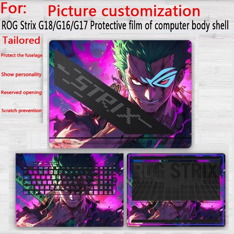 For Asus ROG strix scar 18/16 2025/2024/2023 sticker protective film G835L/G815 computer body shell