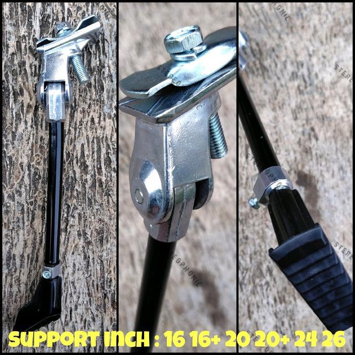 Bike Kickstand Standar Jepit Tengah Standar Tengah Seli 16inch Standar