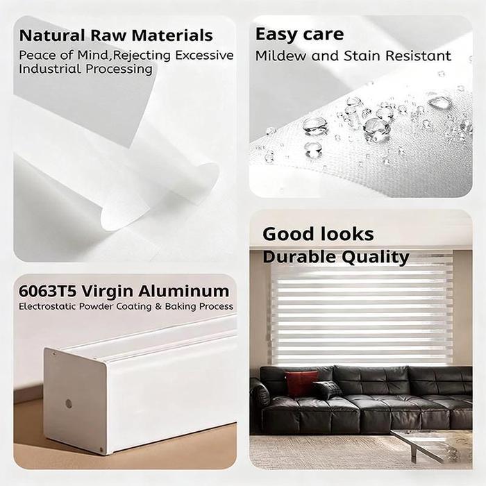Reaim Roller Blind Blackout Tirai Gulung Jendela Tirai Jendela Gulung/Kerai - Tirai Minimalis -