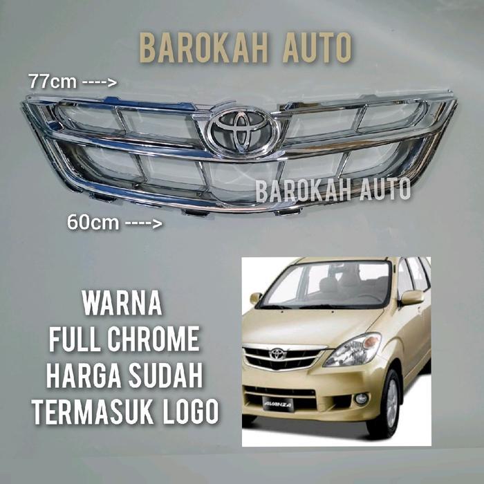 Grill Avanza Vvti / Rambang Avanza 2008 Sampai 2011 Type G Dan E Full Chrome Termurah
