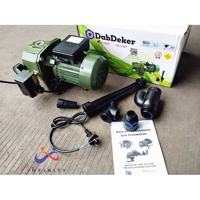 Mesin Pompa Air Semi Jet Pump Dab Decker DB-100 A Mesin Sanyo JetPump
