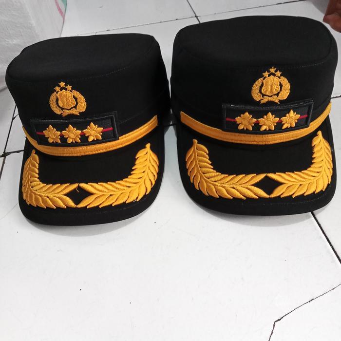 Topi Komando Polri Kombes Exclusive #Gratisongkir