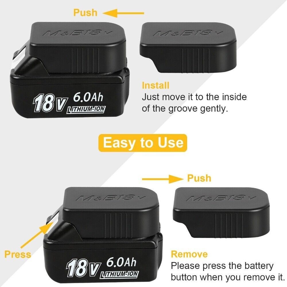 Converter Adapter For Makita DC 18V to DC 12V 20A 240W Step Down DIY Adapter Automatic Buck Boost