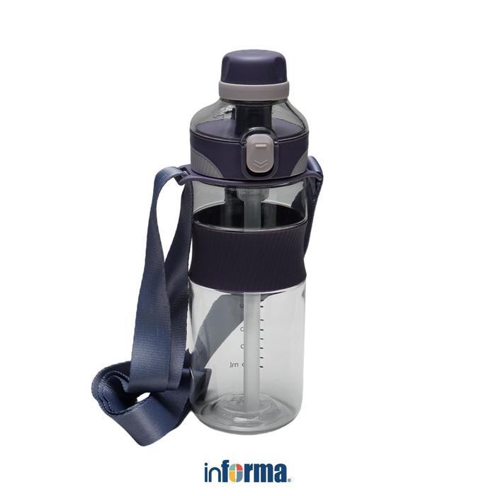 Informa Appetite Polly Botol Minum Tritan 600 ml - Ungu Tumbler Botol Air Tempat Minum Minuman Water