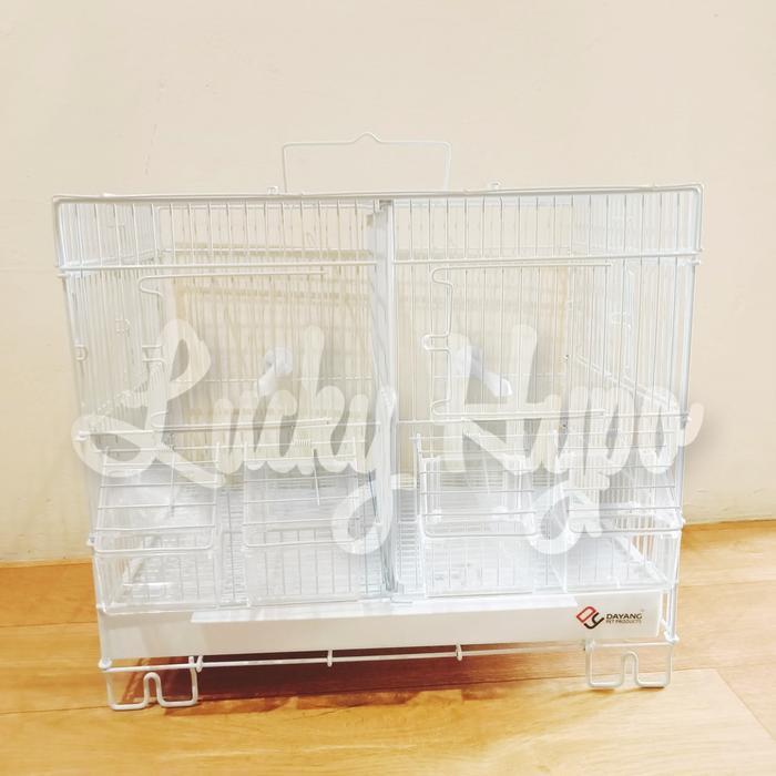 Promo K501 Dayang Bird Cage Kandang Burung Besi Sekat Finch Blackstrouth