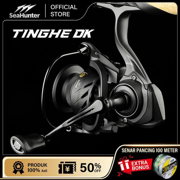 NEW PORODUK [OFFICIAL] SEAHUNTER TINGHE DK POWER HANDLE REEL PANCING,2500 SHALLOW SPOOL SPINNING