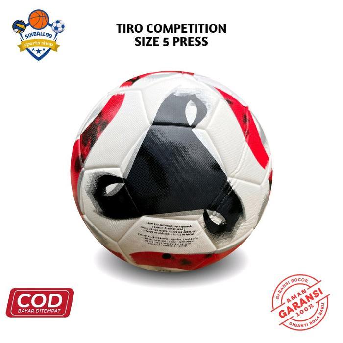 BOLA SEPAK TIRO PRO ORIGINAL SIZE 5 BOLA SEPAK LIGA 1 INDONESIA PRESS MESIN BALL OUTDOOR