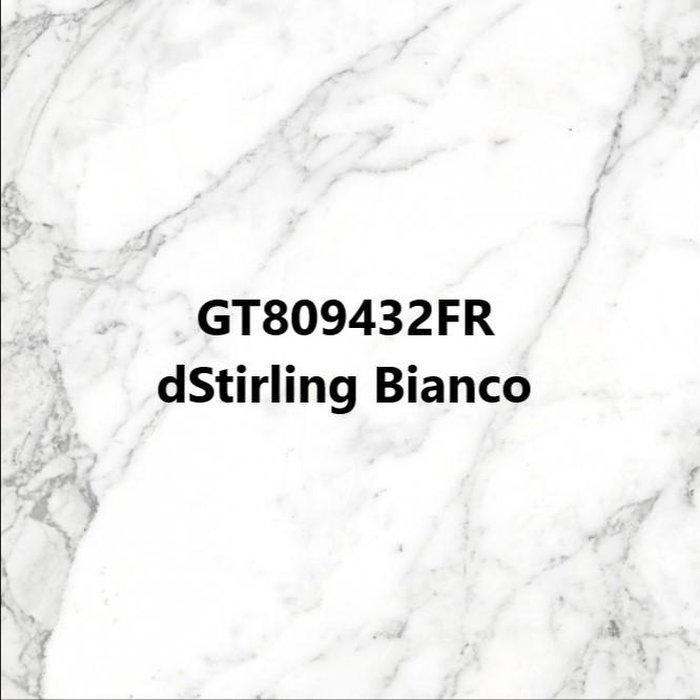 Roman Granit Grande Lantai GT809432FR dStirling Bianco 80x80 KW1
