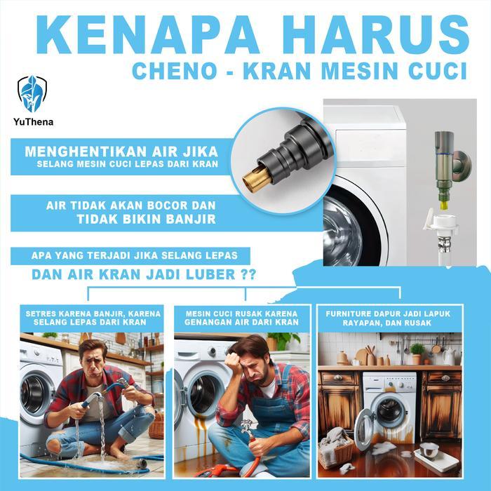 Kran air Kran mesin cuci otomatis anti bocor keran mesin cuci anti bocor - Cheno