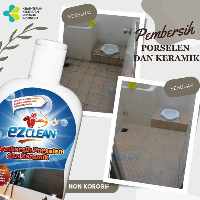 EZ Clean Pembersih Kerak Lantai Porselen Keramik Kamar Mandi Ampuh Non HCL Pembersih Toilet