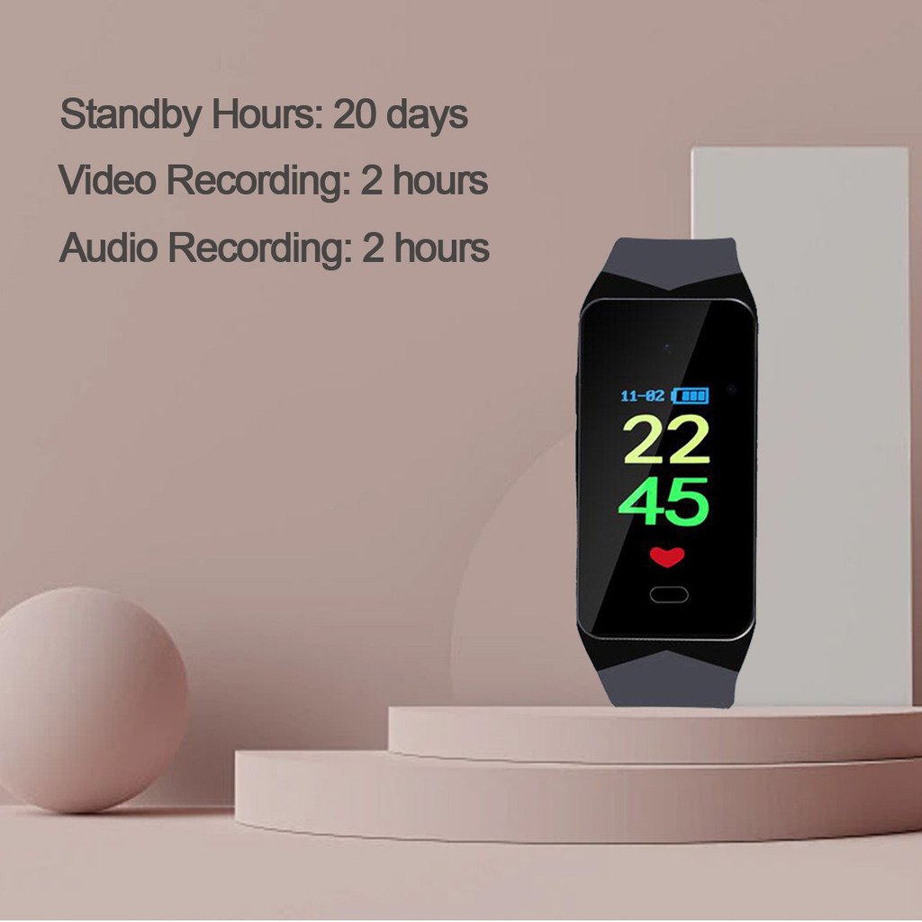 Bracelet Camera Recorder Watch Recorder Watch HD Noise Reduction Voice Activated Wristband Camera