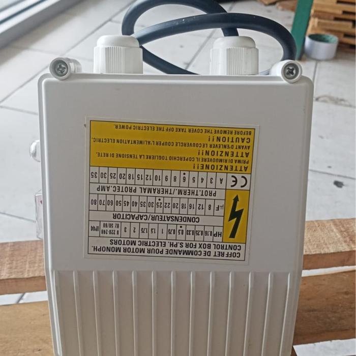 Control Panel Control Box Satellite Water Pump Submersible Pump 0,75 Hp #Gratisongkir