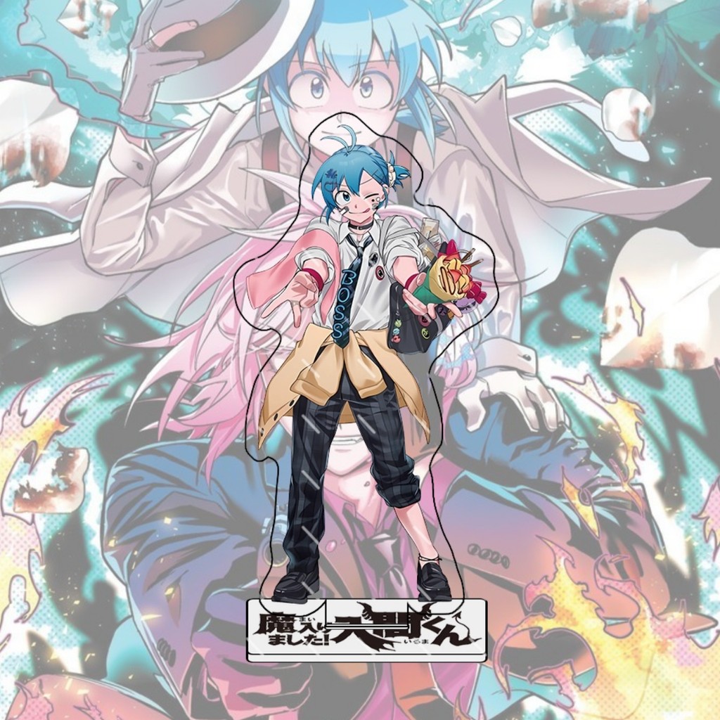 Welcome to Demon School Iruma-kun Mafia AU Asmodeus Favote Acrylic Stand Figure Keychain Desktop
