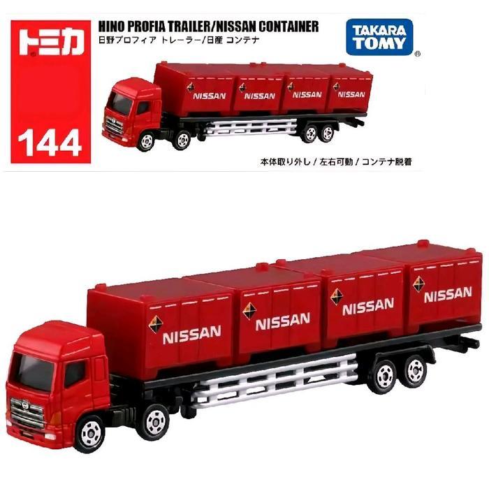 Tomica Long 144 Hino Profia Trailer Nissan Container Takara Tomy Original Diecast Truck Kontainer