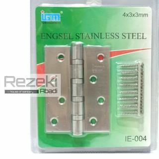 Engsel Pintu 4 inchi Stainless Sus304 - Engsel Stainless Murah