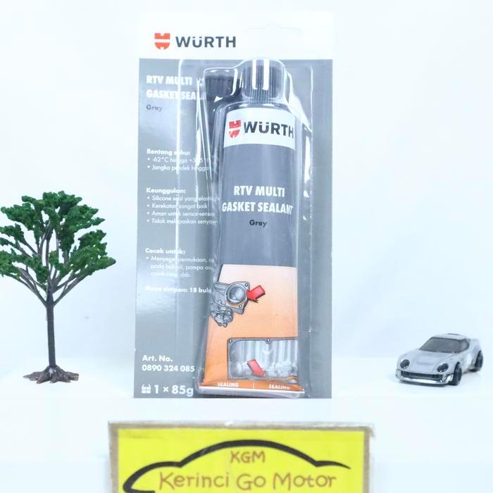 NEW SERIES RTV SILICONE SEALANT GREY WURTH - SEALANT ABU-ABU WURTH 85GR
