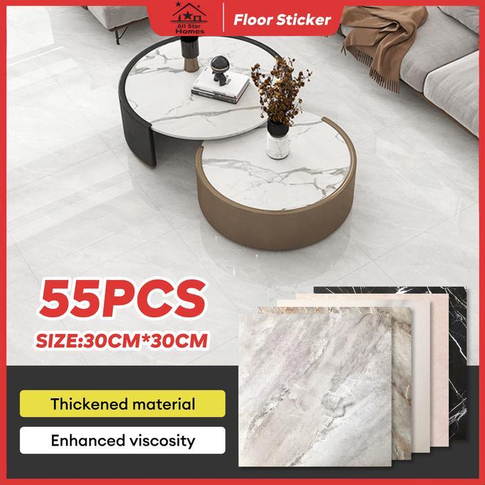 55 PCS Vinil Sticker Lantai Marbel Granit / Stiker Lemari Marbel/Lantai Granit/Wallpaper Dinding