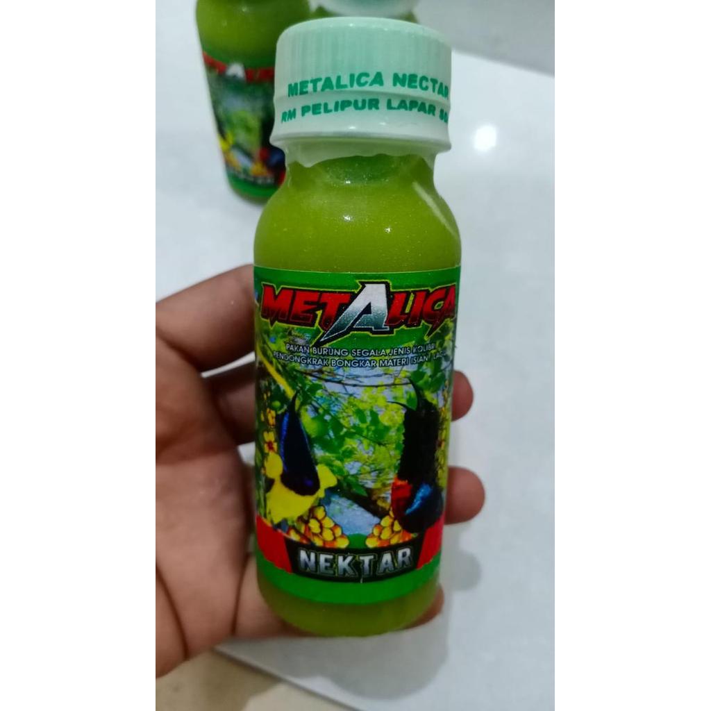 METALICA NEKTAR 100ML PAKAN TANPA KROTO UNTUK KOLIBRI SUNBIRD KONIN