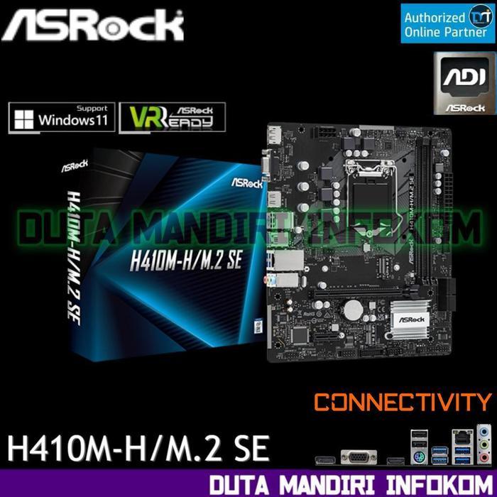 ASRock H410M-H/M.2 SE - [Socket LGA 1200, H370, DDR4, m-ATX]