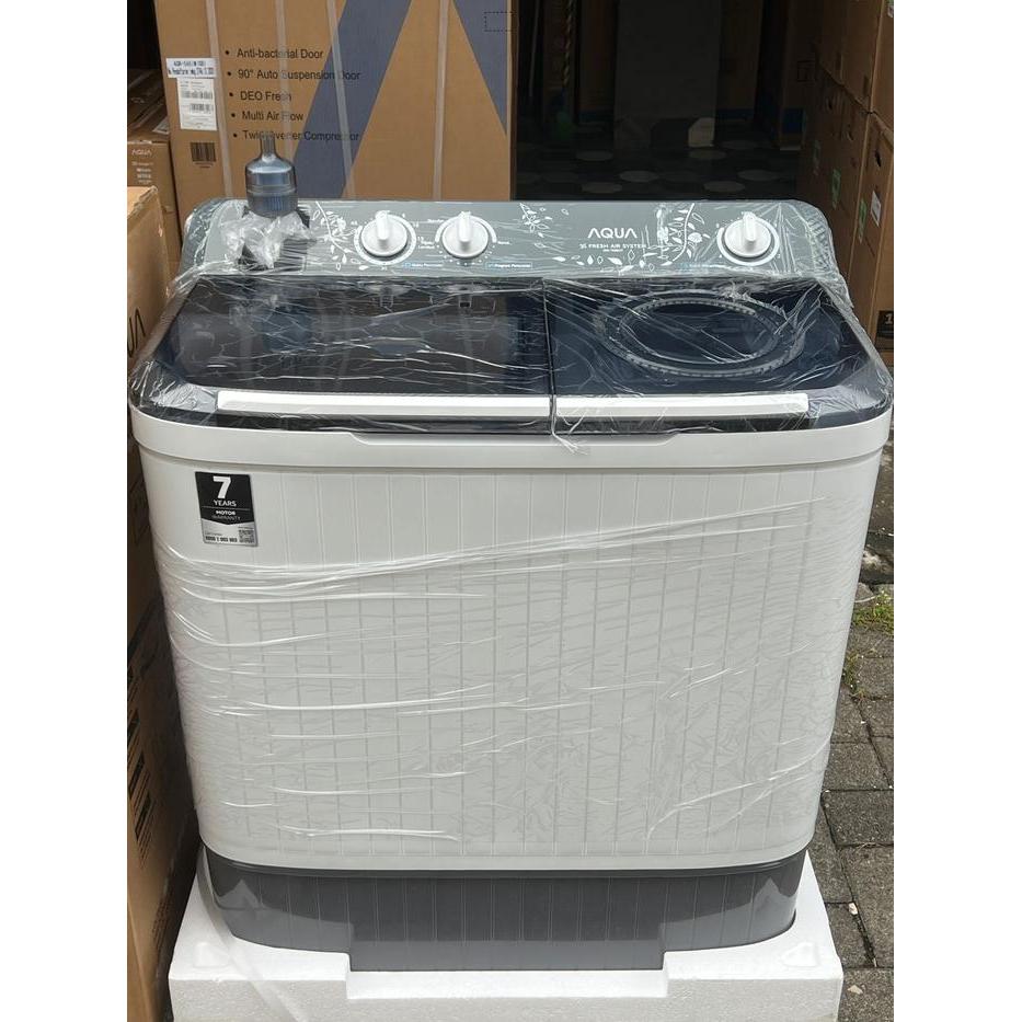 MESIN CUCI 2 TABUNG AQUA 7030HT = 7KG / MESIN CUCI 2 TABUNG AQUA 1030HT = 10KG (NEW PROMO) - 1030HT