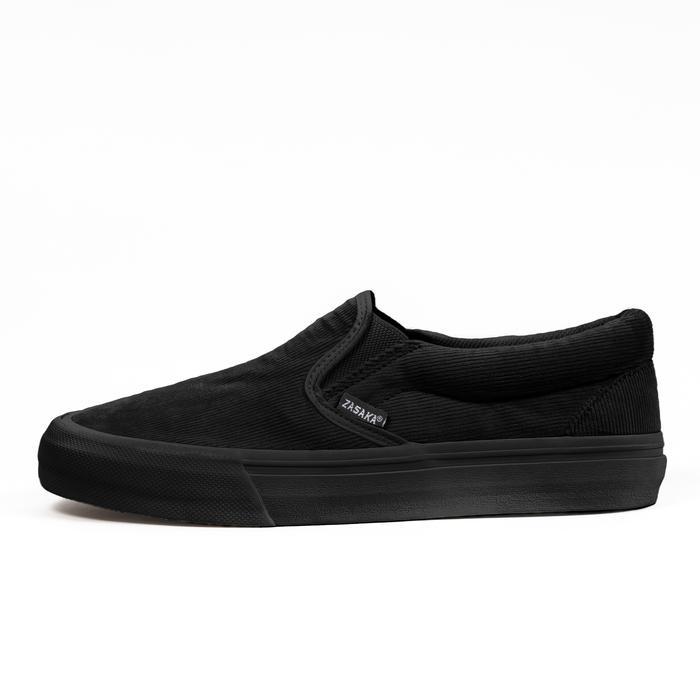 PVN Project Sepatu CORETWO Sepatu Slip on Coreduroy Full Black Pria Wanita Original