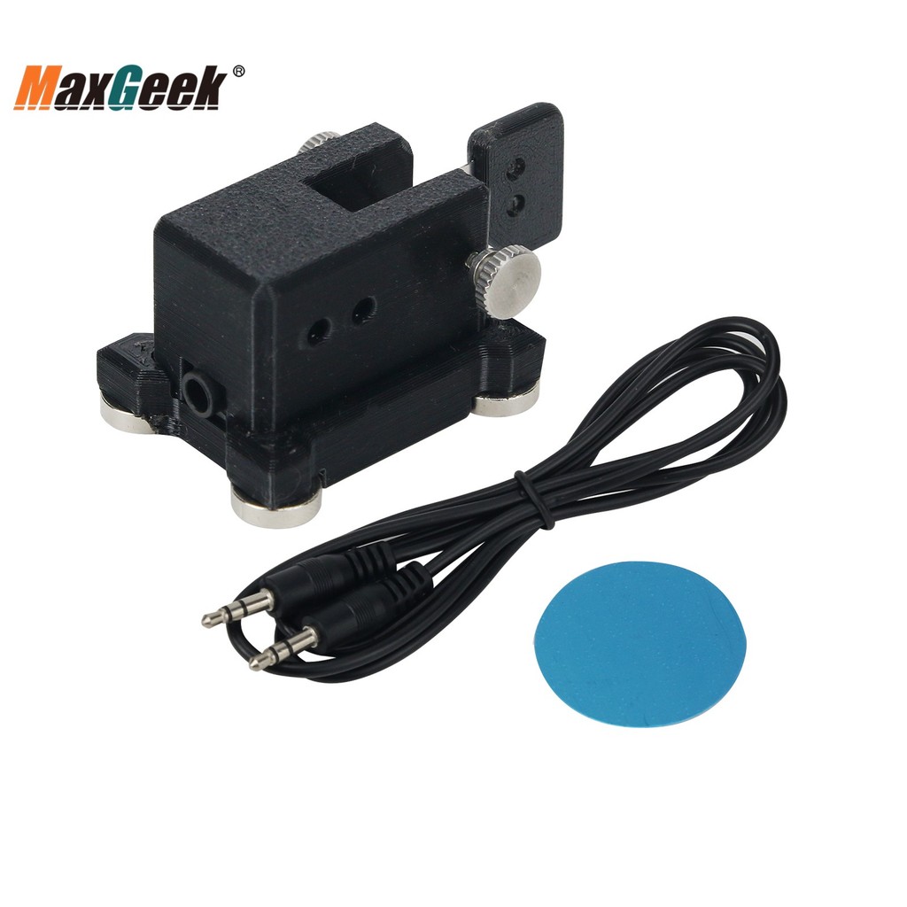 CH-5030 CW MORSE CODE PORTABLE SINGLE PADDLE AUTOMATIC KEY MORSE CODE STRONG MAGNETIC ABSORPTION