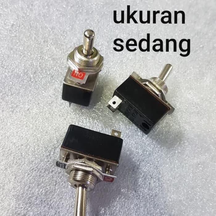 Saklar Tongkat Besi To Gel Switch Tombol On Off 2PIN - Tombol Tongkat *