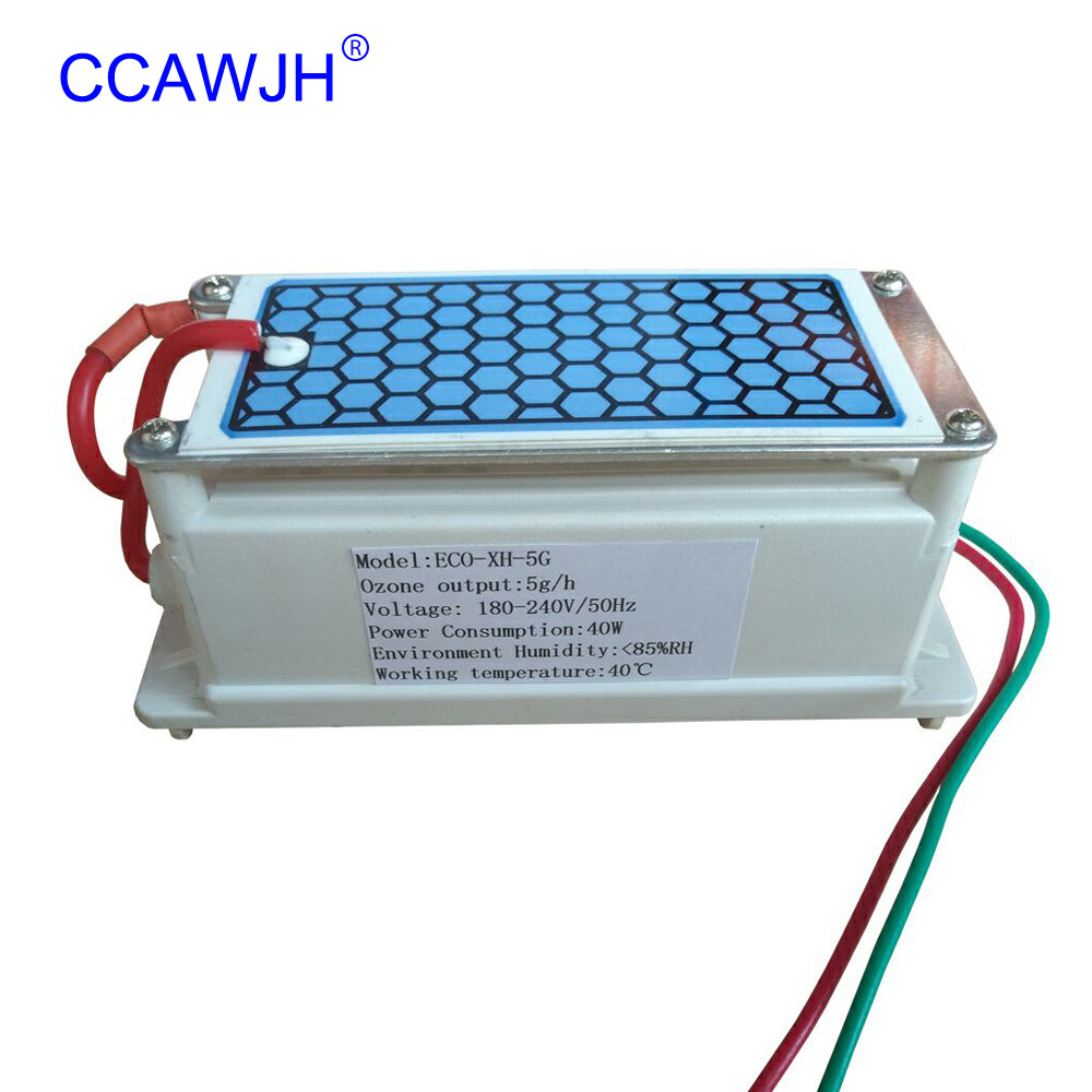 Portable Ceramic Ozone Generator 220V/110V 12V 5g Integrated Long Life Ceramic Plate Ozonizer Air Wa