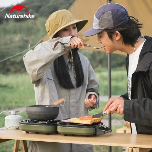 Reaadyyy Kompor Lipat Naturehike Nh22Rj003 Double Burner Camping Piknik