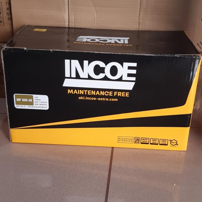 Ready Aki Mobil Chevrolet Captiva Diesel 60038 INCOE MF Aki Kering 100Ah 12volt -100amper